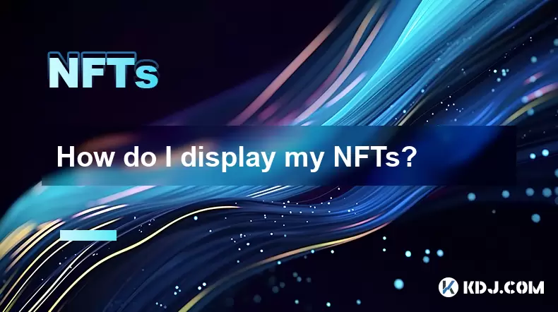 NFTS를 어떻게 표시합니까? NFTS를 어떻게 표시합니까?