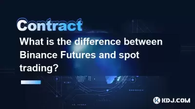 What is the difference between Binance Futures and spot trading? What is the difference between Binance Futures and spot trading?