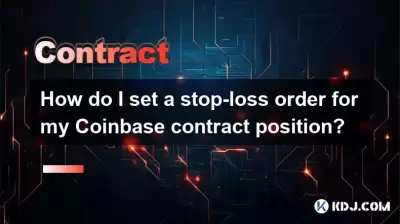 How do I set a stop-loss order for my Coinbase contract position? How do I set a stop-loss order for my Coinbase contract position?