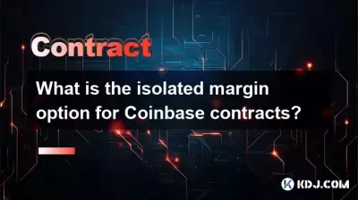 What is the isolated margin option for Coinbase contracts?