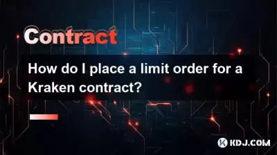 How do I place a limit order for a Kraken contract?
