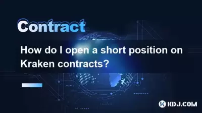 How do I open a short position on Kraken contracts?