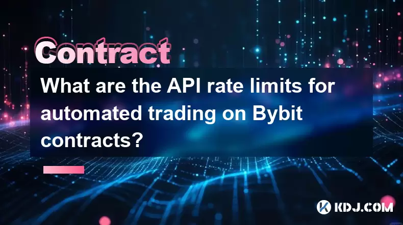 Bybit Contracts의 자동 거래에 대한 API 요율 제한은 얼마입니까? Bybit Contracts의 자동 거래에 대한 API 요율 제한은 얼마입니까?
