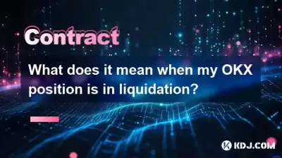 What does it mean when my OKX position is in liquidation?