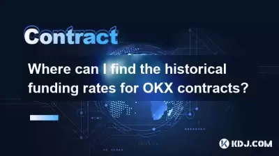 Wo finde ich die historischen Finanzierungsraten für OKX -Verträge?