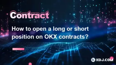 How to open a long or short position on OKX contracts?