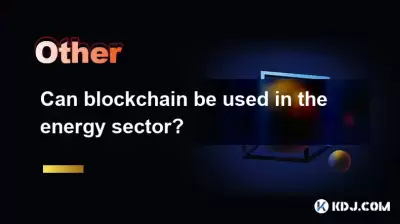 Can blockchain be used in the energy sector?