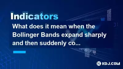 What does it mean when the Bollinger Bands expand sharply and then suddenly contract?