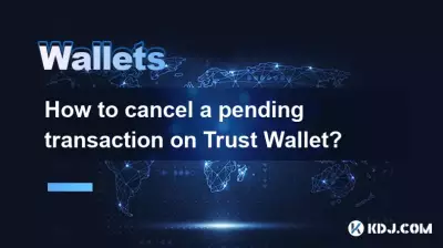 Wie storniere ich eine ausstehende Transaktion auf Trust Wallet?