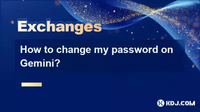 How to change my password on Gemini?