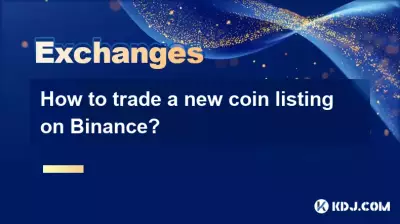 How to trade a new coin listing on Binance?