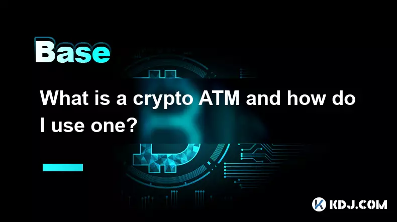 Qu'est-ce qu'un ATM crypto et comment en utiliser un? Qu'est-ce qu'un ATM crypto et comment en utiliser un?