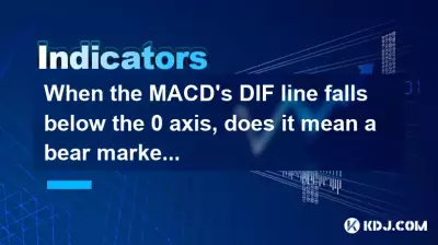 MACD의 DIF 라인이 0 축 아래로 떨어지면 곰 시장이 도착했다는 것을 의미합니까? MACD의 DIF 라인이 0 축 아래로 떨어지면 곰 시장이 도착했다는 것을 의미합니까?