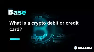 What is a crypto debit or credit card?
