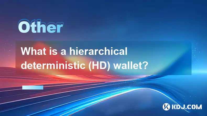What is a hierarchical deterministic (HD) wallet? What is a hierarchical deterministic (HD) wallet?