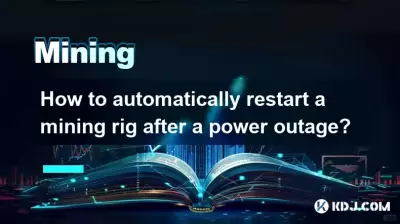 How to automatically restart a mining rig after a power outage?