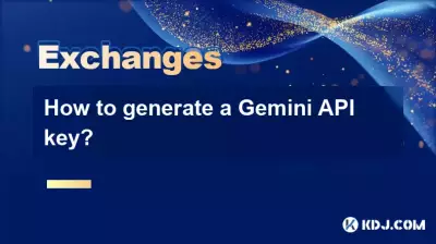 How to generate a Gemini API key?