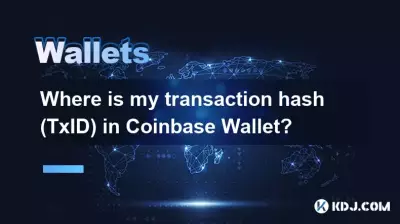 Where is my transaction hash (TxID) in Coinbase Wallet?