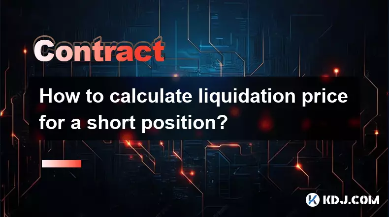 Wie berechnet man den Liquidationspreis für eine kurze Position? Wie berechnet man den Liquidationspreis für eine kurze Position?