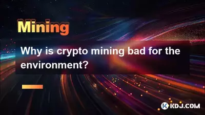 Why is crypto mining bad for the environment?