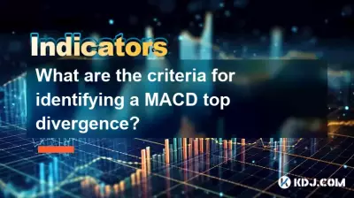 MACDトップの発散を識別するための基準は何ですか? MACDトップの発散を識別するための基準は何ですか?