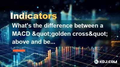 ウォーターラインの上下のMACD「ゴールデンクロス」の違いは何ですか? ウォーターラインの上下のMACD「ゴールデンクロス」の違いは何ですか?