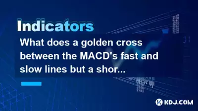 MACDの速いラインとスローラインの間の黄金の交差点は何を意味しますが、短縮された赤いバーは何を意味しますか? MACDの速いラインとスローラインの間の黄金の交差点は何を意味しますが、短縮された赤いバーは何を意味しますか?