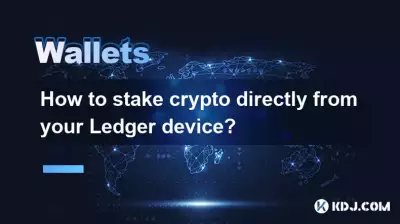 元帳デバイスから直接暗号化する方法は？