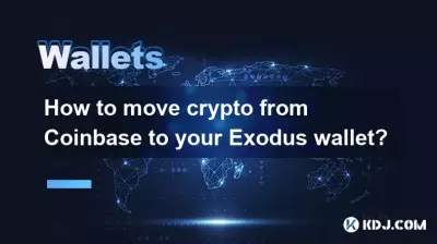 Comment déplacer la crypto de Coinbase à votre portefeuille Exodus? Comment déplacer la crypto de Coinbase à votre portefeuille Exodus?