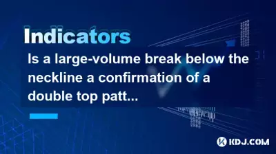 ネックラインの下の大容量のブレークは、ダブルトップパターンの確認ですか?自分の立場を売る必要がありますか? ネックラインの下の大容量のブレークは、ダブルトップパターンの確認ですか?自分の立場を売る必要がありますか?