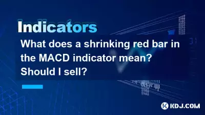 MACDインジケーターの縮小赤いバーは何を意味しますか?売るべきですか? MACDインジケーターの縮小赤いバーは何を意味しますか?売るべきですか?