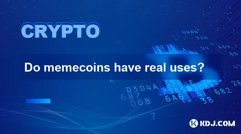 Memecoins a-t-il de réelles utilisations? Memecoins a-t-il de réelles utilisations?