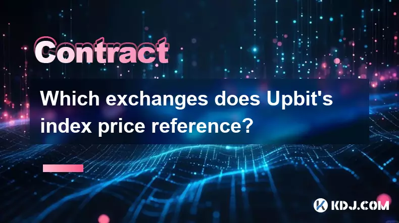 Which exchanges does Upbit's index price reference? Which exchanges does Upbit's index price reference?
