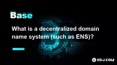 What is a decentralized domain name system (such as ENS)? What is a decentralized domain name system (such as ENS)?