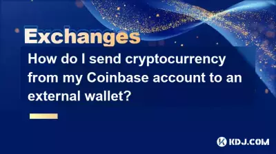 How do I send cryptocurrency from my Coinbase account to an external wallet?