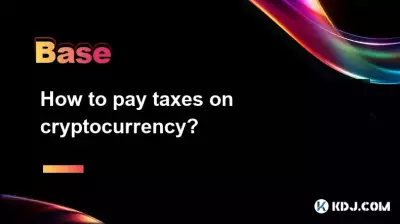 How to pay taxes on cryptocurrency? How to pay taxes on cryptocurrency?
