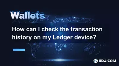 원장 장치에서 트랜잭션 기록을 어떻게 확인할 수 있습니까? 원장 장치에서 트랜잭션 기록을 어떻게 확인할 수 있습니까?