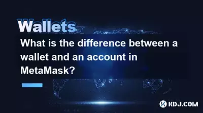 钱包和元法中的帐户有什么区别？