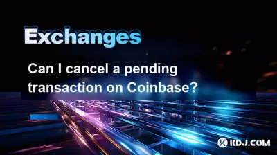 Puis-je annuler une transaction en attente sur Coinbase ?