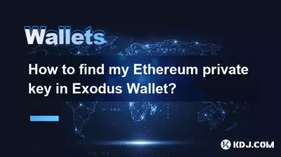 How to find my Ethereum private key in Exodus Wallet? How to find my Ethereum private key in Exodus Wallet?