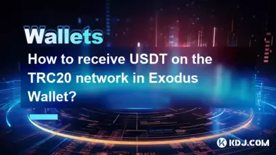 Exodus Wallet의 TRC20 네트워크에서 USDT를 받는 방법은 무엇입니까?