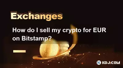 How do I sell my crypto for EUR on Bitstamp?