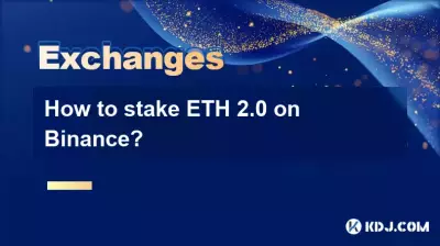 How to stake ETH 2.0 on Binance?