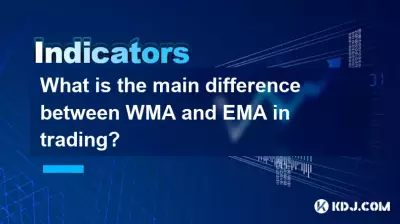取引におけるWMAとEMAの主な違いは何ですか?