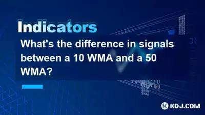 10WMA와 50WMA의 신호 차이점은 무엇입니까?