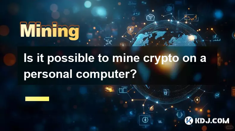 Est-il possible de miner des cryptomonnaies sur un ordinateur personnel ? Est-il possible de miner des cryptomonnaies sur un ordinateur personnel ?