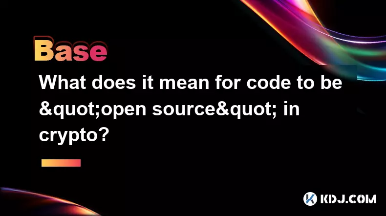 Qu'est-ce que cela signifie pour le code d'être « open source » en crypto ? Qu'est-ce que cela signifie pour le code d'être « open source » en crypto ?