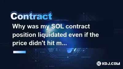 为什么即使价格没有达到我的水平,我的 SOL 合约头寸也会被清算? 为什么即使价格没有达到我的水平,我的 SOL 合约头寸也会被清算?