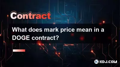 What does mark price mean in a DOGE contract? What does mark price mean in a DOGE contract?