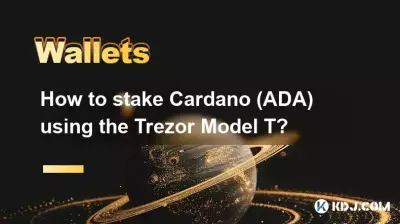 如何使用 Trezor Model T 质押 Cardano (ADA)？